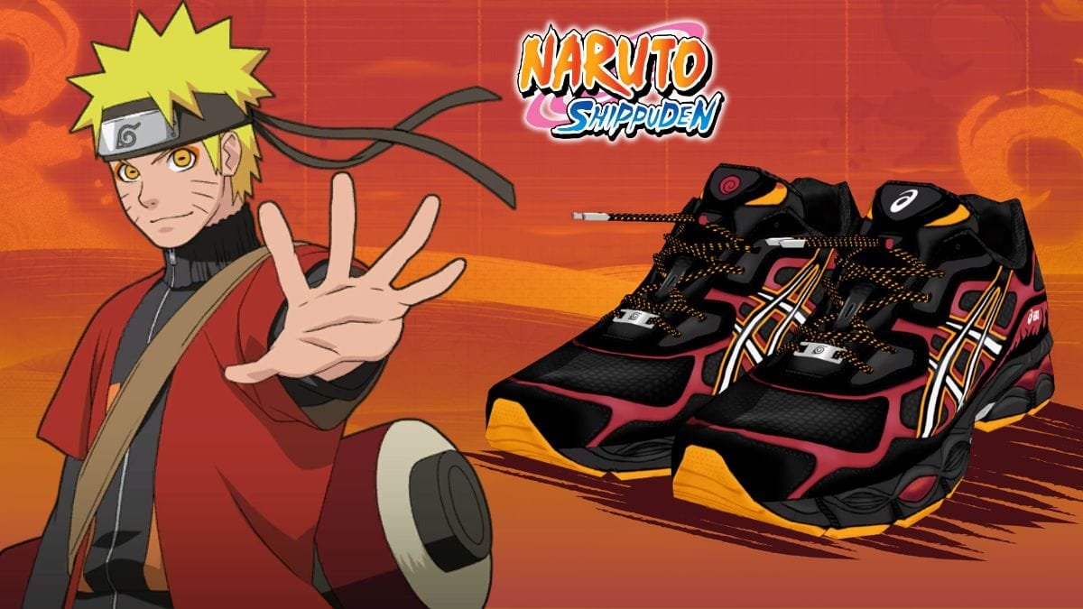 Naruto ASICS Tênis Sage Mode Edição Limitada Ganham Data de Lançamento