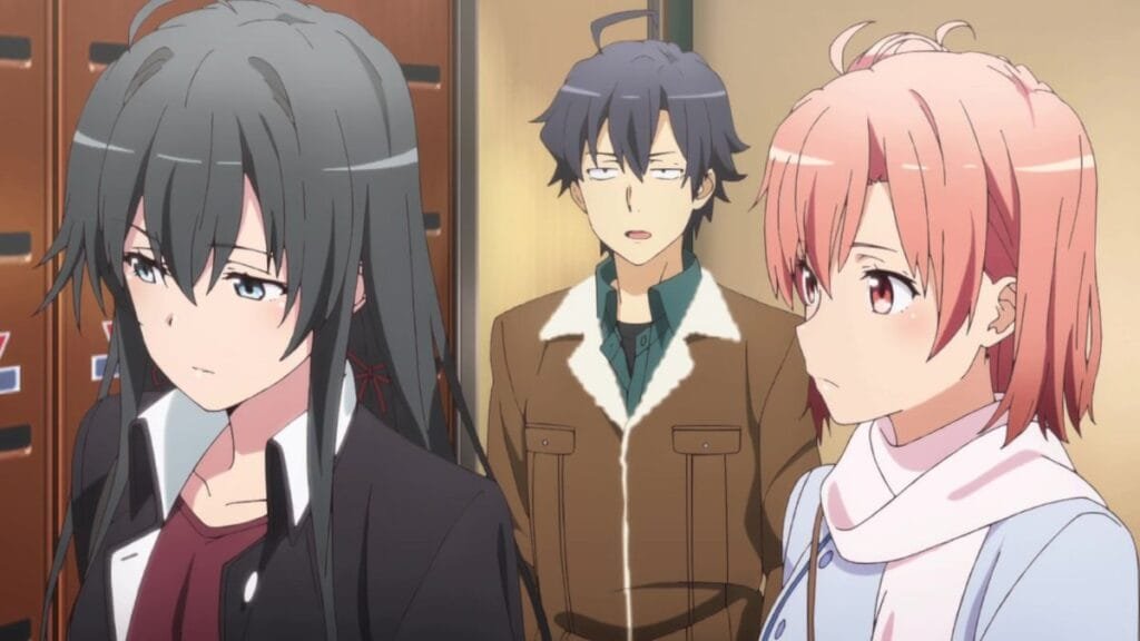 Hachiman, Yukino e Yui Anime Saifu