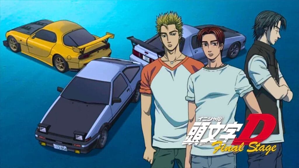 Initial D First Stage Anime de corrida de carros