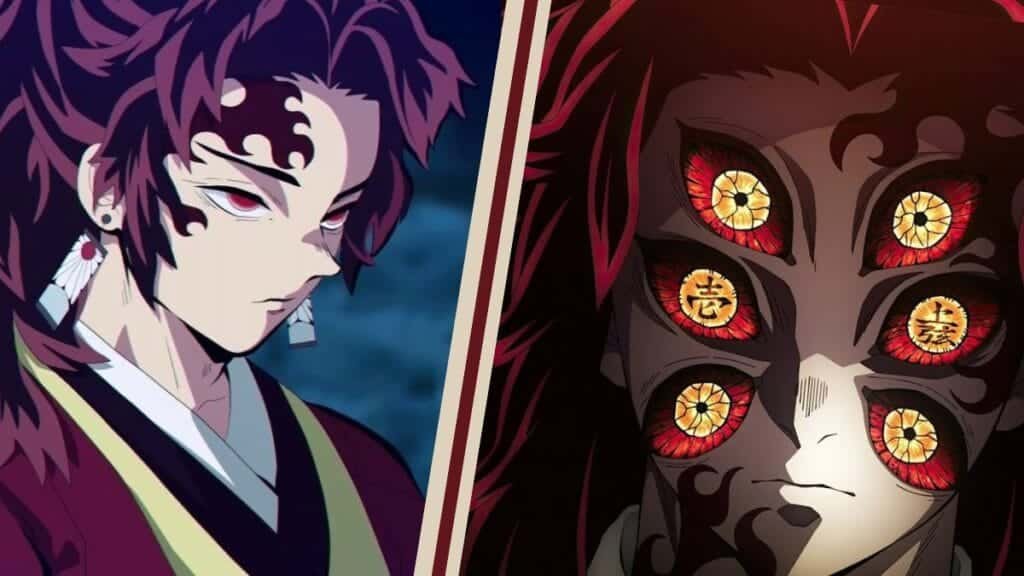 Técnica da Respiração da Lua de Kokushibo em Demon Slayer