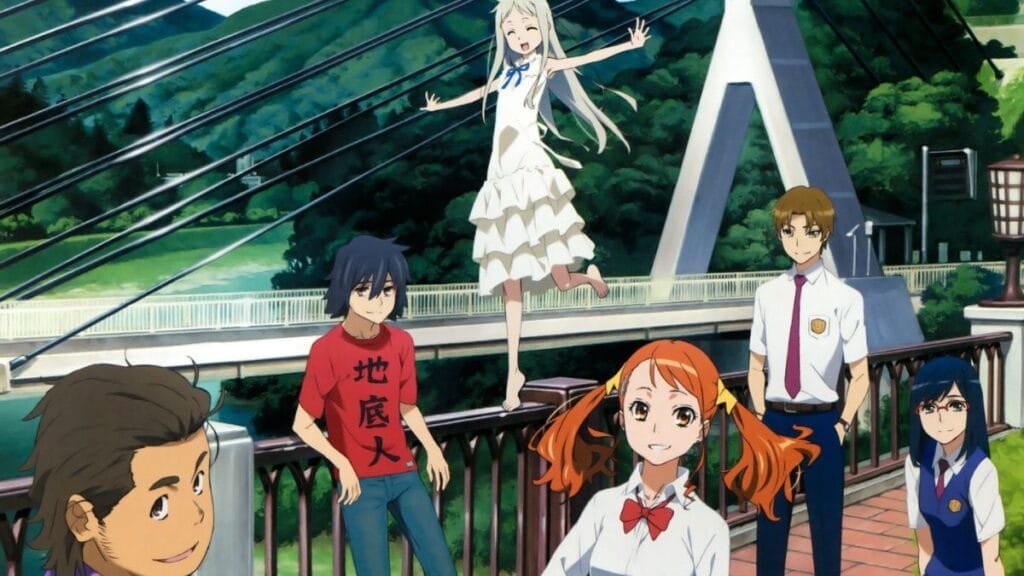 AnoHana animes sobre amizade