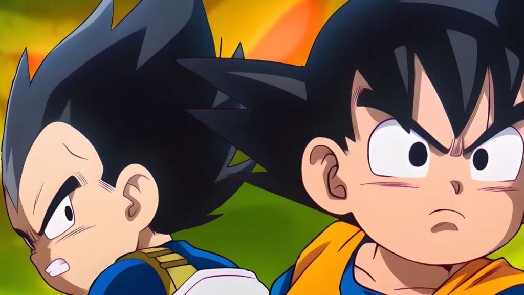 Dragon Ball Daima Goku e Vegeta pequeno