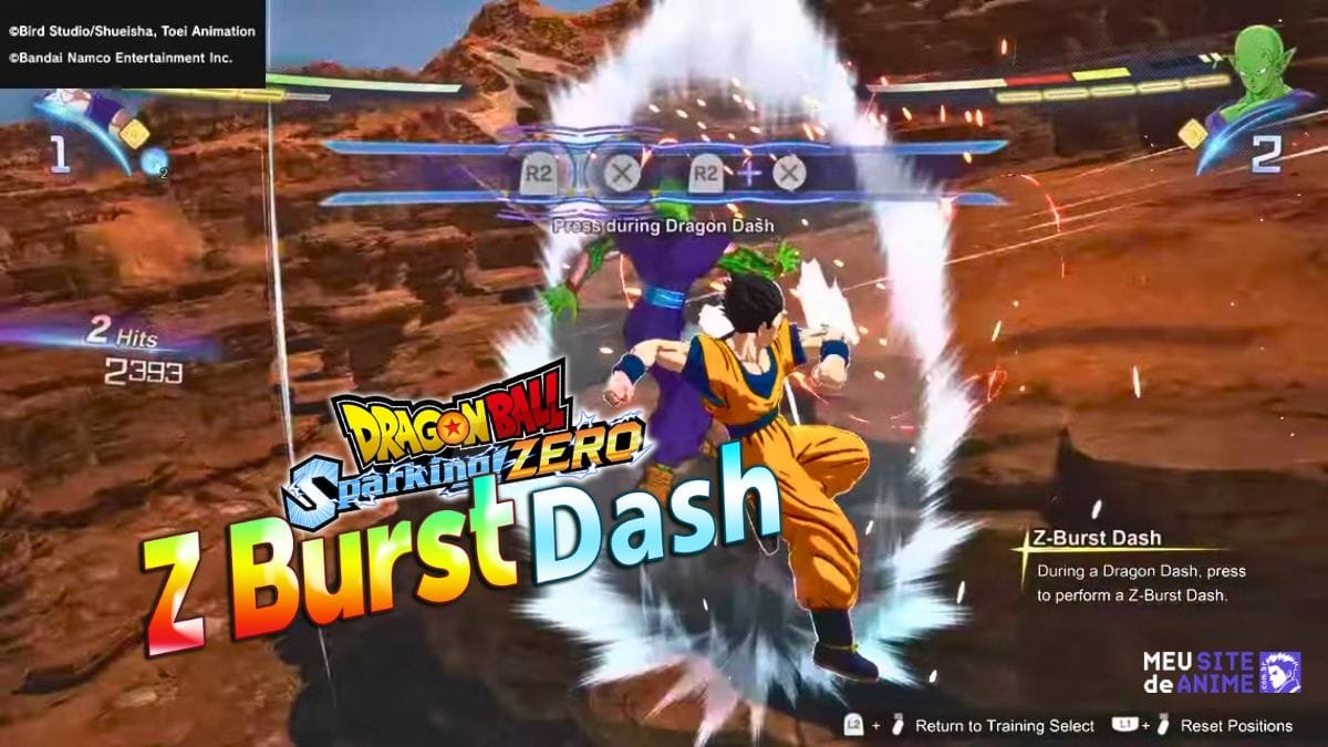 Dragon Ball Sparking! Zero - Como Usar o Z Burst Dash com Perfeição