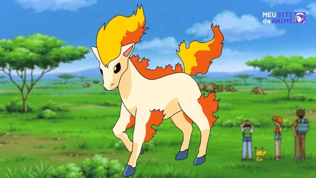 Pokémon Ponyta Cavalo de Fogo Pokémon Chifre Único