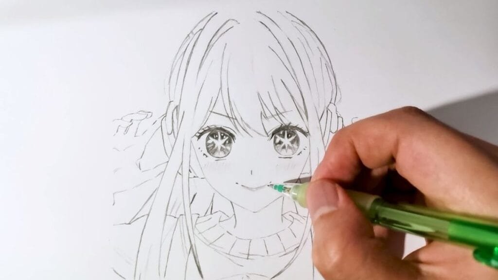 como desenhar oshi no ko desenhando animes