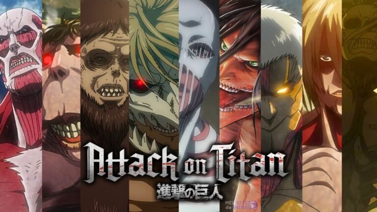 Attack on Titan Os 9 Titãs Originais e Seus Herdeiros em shingeki no kyojin