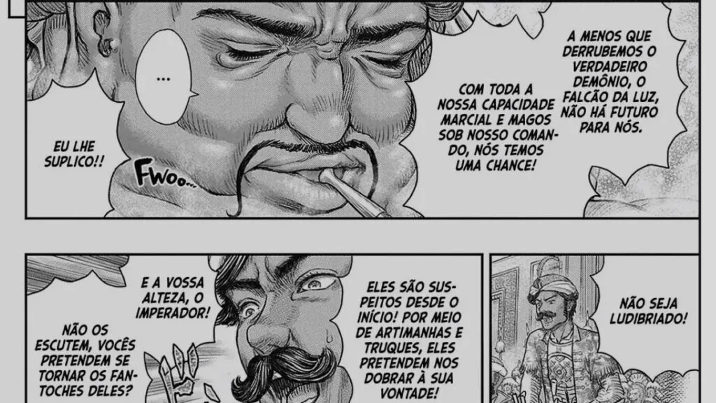 Berserk Cap 378 A Estratégia de Silat Para o Exército Kushan