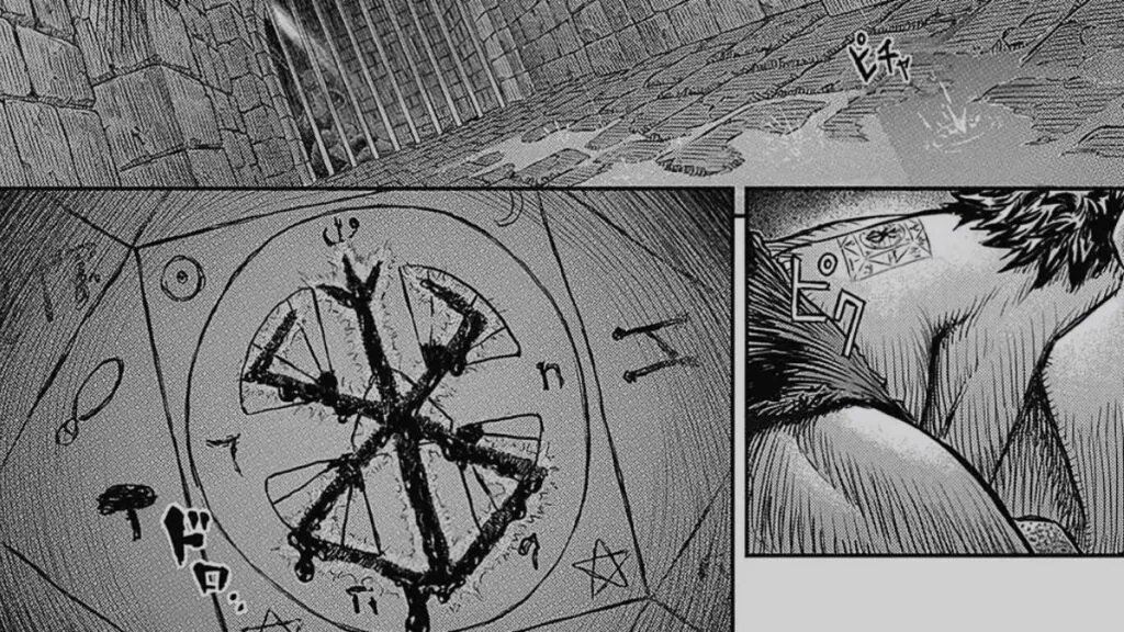 Berserk cap 378 Guts Preso Confronto com Rakshas