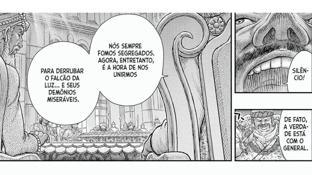 Mangá Berserk Cap 377 O Plano Para o Exército Kushan