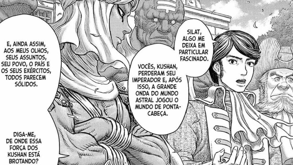 Silat na Reunião do Imperio Kushan Berserk 377