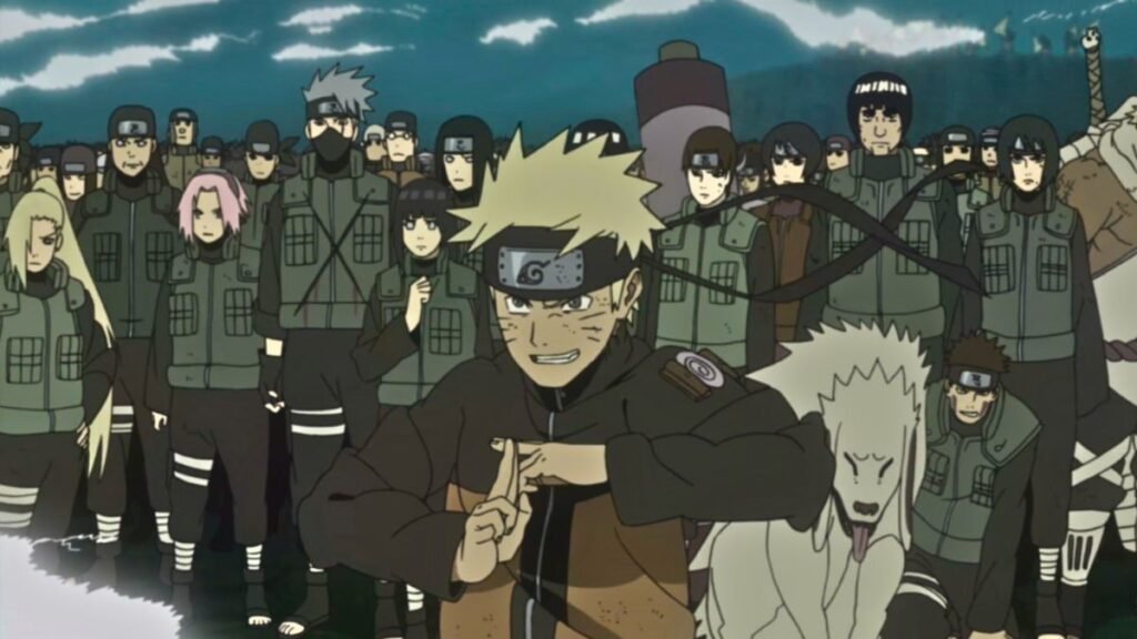 Arco Quarta Guerra Mundial Shinobi Confronto Naruto Shippuden