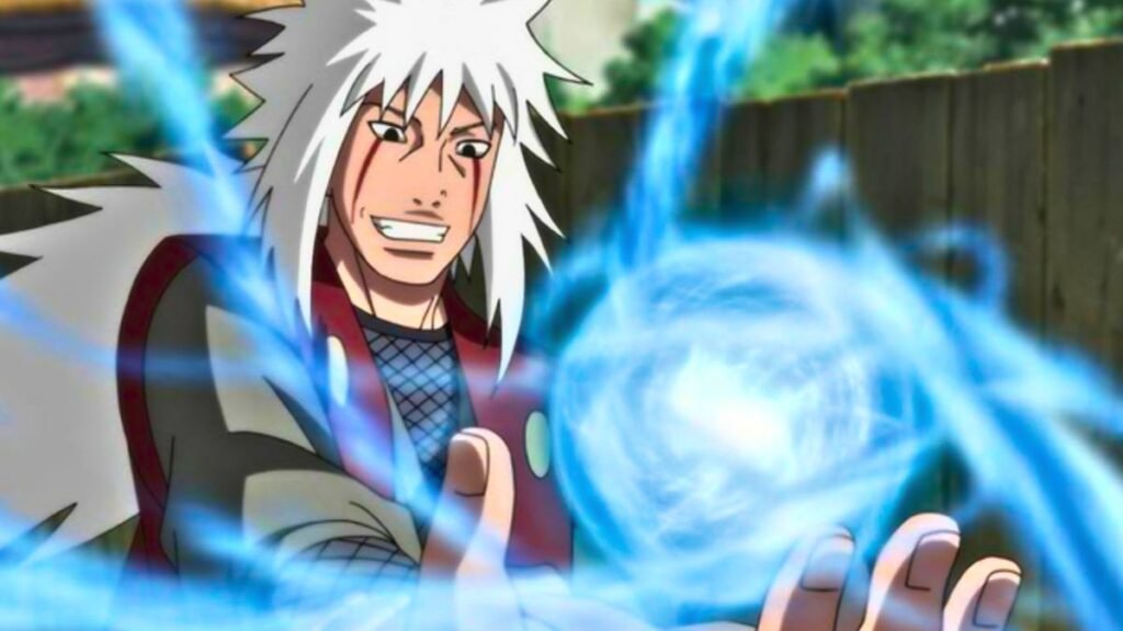 Jiraya Jovem Aprendendo o Rasengan Manual do Shinobi de Jiraiya O Conto de Naruto ou Manual de Instruções de Jiraiya O Conto de Naruto, o Galante