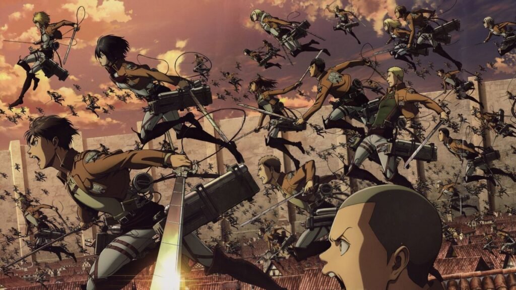 Attack On Titan Guerras em Anime