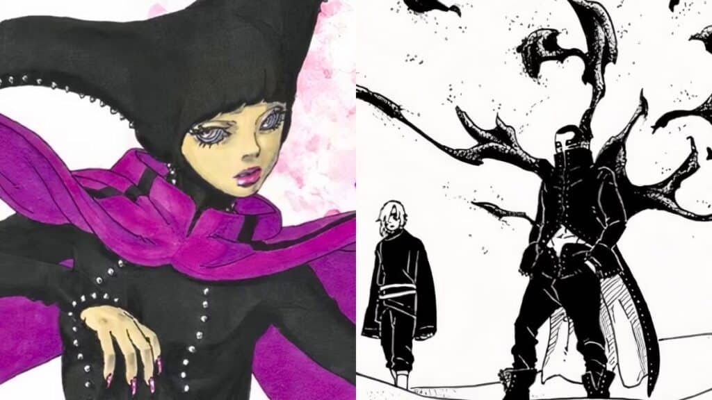 Boruto: Two Blue Vortex Capítulo 19 – Sarada e Mitsuki Enfrentam Ryu 1 Boruto Two Blue Vortex Capítulo 19 Konohamaru vs. Matsuri Boruto TBV 19