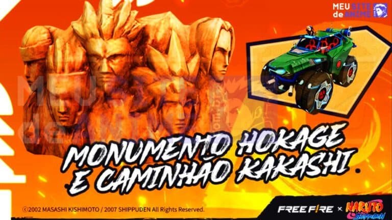 Free Fire: Como Obter a Parede de Gel - Monumento Hokage no Escolha Royale 10 Free Fire: Como Conseguir a Parede de Gel - Monumento Hokage no Escolha Royale