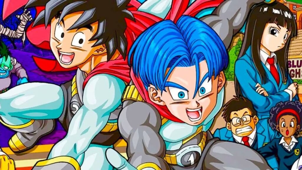 Goten e Trunks equipe Saiyaman X