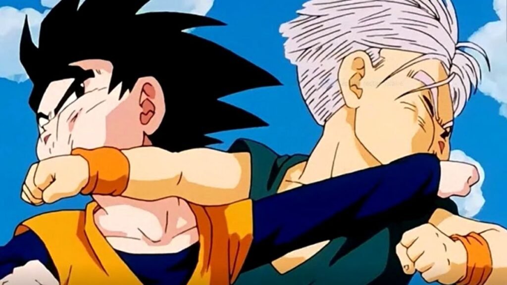 Trunks contra Goten Torneio de Artes Marciais