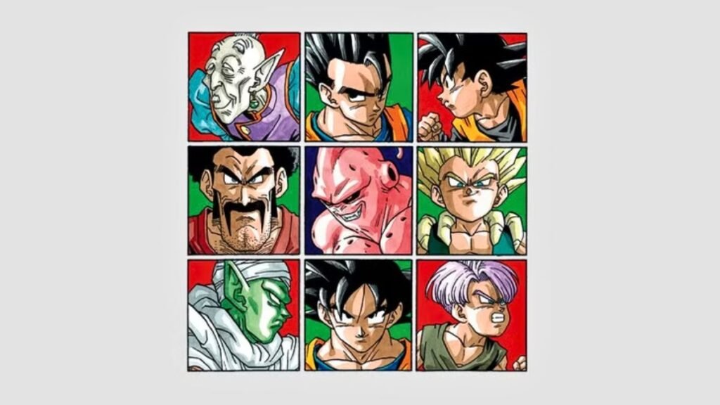 Dragon ball characters selection selecione o personagem