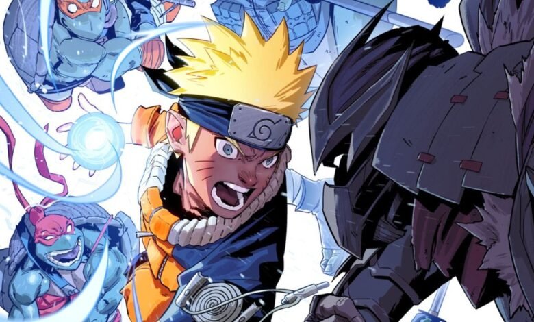 Naruto x Tartarugas Ninja Novo Crossover Ganha Ilustração Incrível