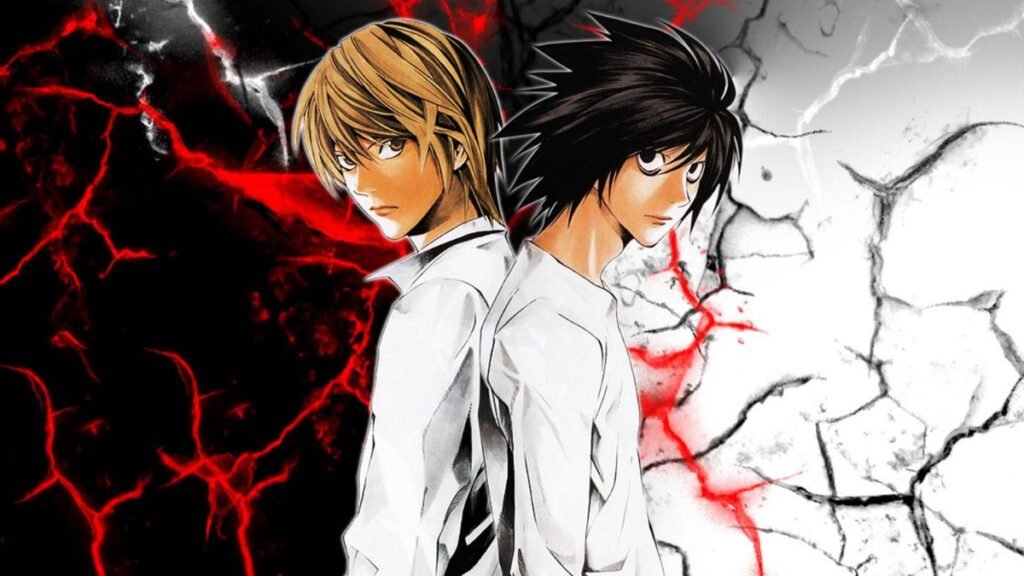 Death Note Light e L