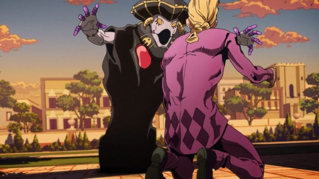 Giorno & Koichi vs. Polpo