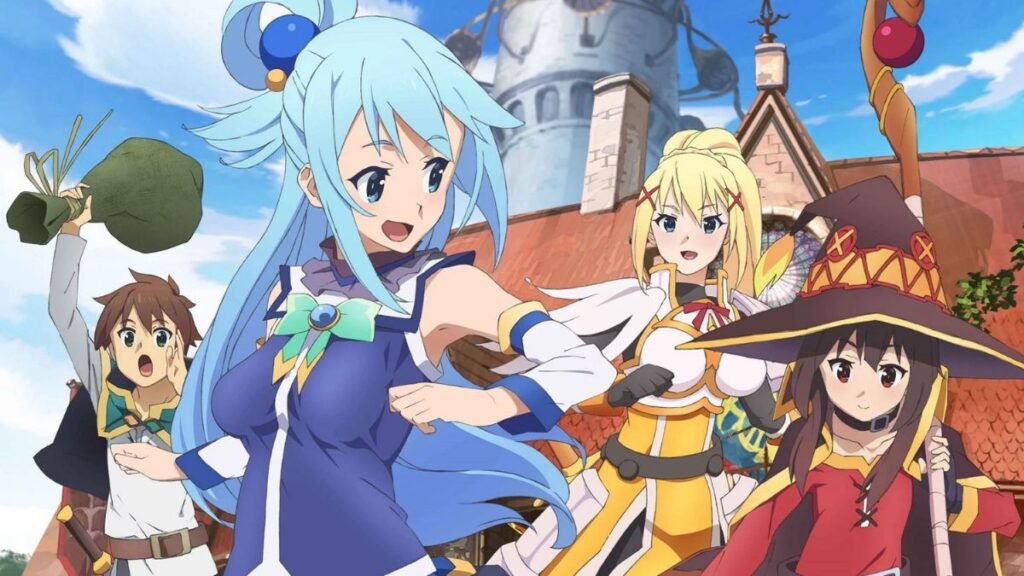 KonoSuba Comédia e Caos em um Mundo de RPG