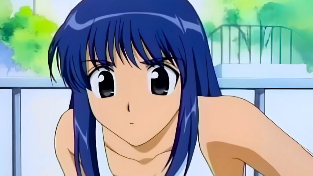 Mikoto Suou School Rumble garotas anime cabelo azul