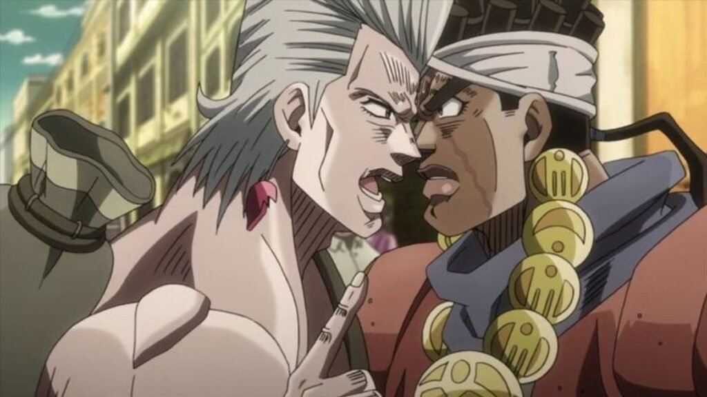 Polnareff & Avdol vs. J. Geil