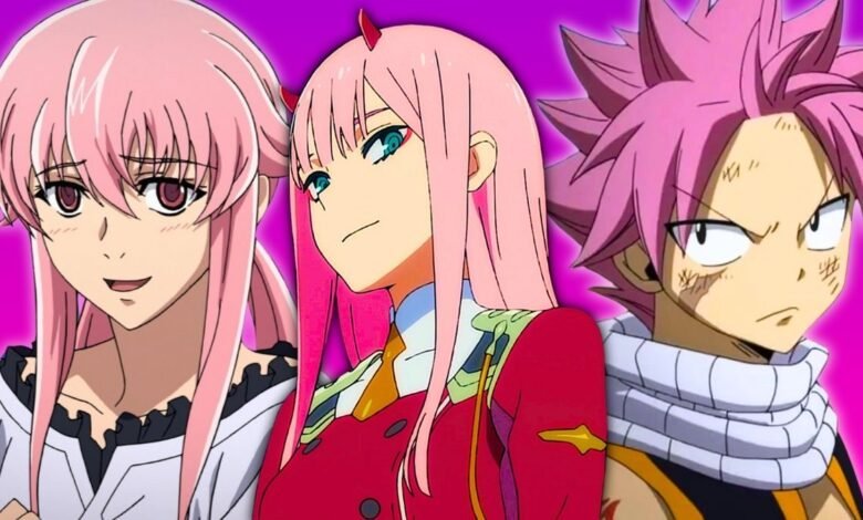 Personagens de Cabelo Rosa Mais Icônicos dos Animes