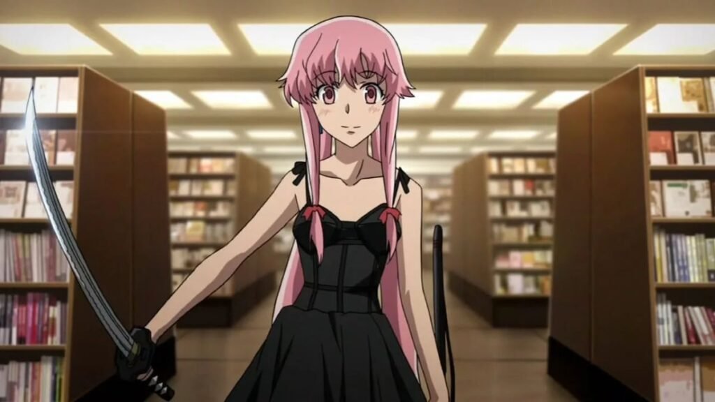 Yuno Gasai (Mirai Nikki) katana yandere