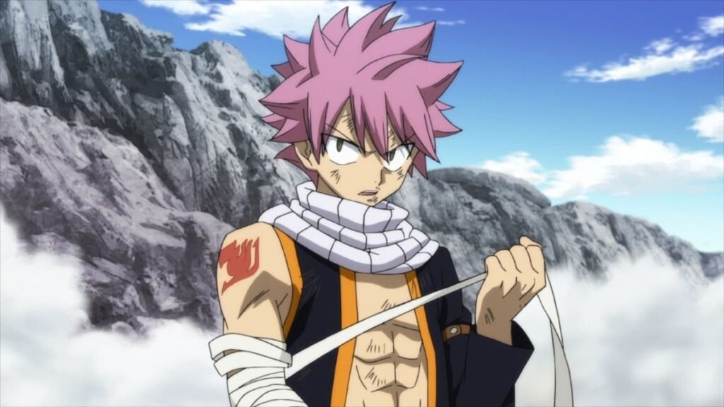 personagens de cabelo rosa Natsu Dragneel (Fairy Tail)
