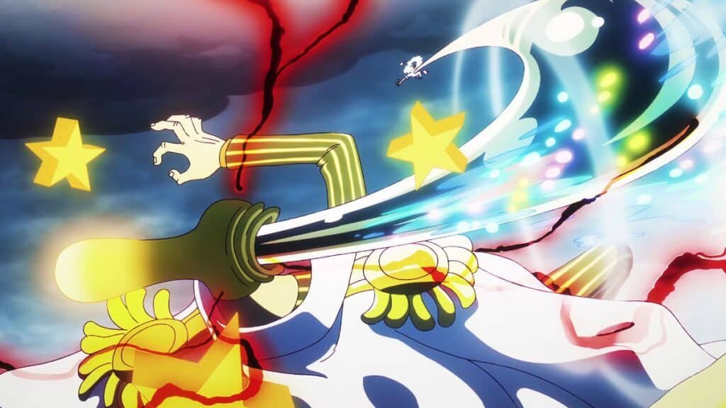 One Piece Episódio 1128 surpreende com animação e causa inveja em fãs de Dragon Ball e Solo Leveling 2 Episódio 1128 Luffy vs. Kizaru em um festival de cores e energia