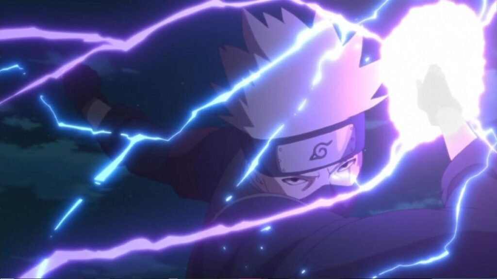 O Relâmpago Roxo, que já foi marca registrada de Kakashi Hatake capítulo 23