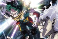 8ª temporada de My Hero Academia Novo visual poderoso de Deku vs Shigaraki