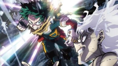 8ª temporada de My Hero Academia Novo visual poderoso de Deku vs Shigaraki