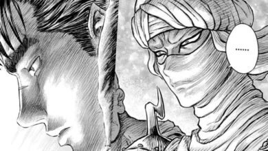 Berserk 383 e Berserk 384 Spoilers e o colapso emocional de Casca