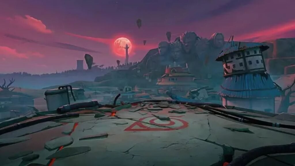 Lobby inspirado em Konoha traz clima de Tsukuyomi Infinito free fire naruto