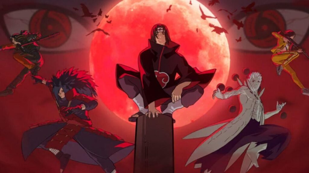 Nova tela de carregamento Itachi e Madara em destaque absoluto free fire