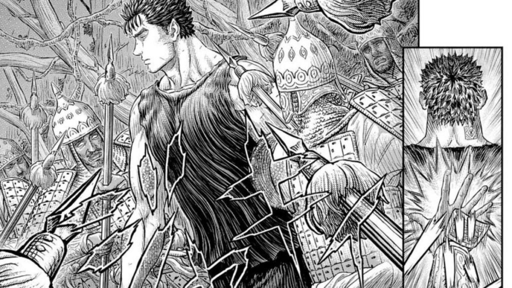 Spoilers Berserk 384 Casca sabe que Guts ainda a protege
