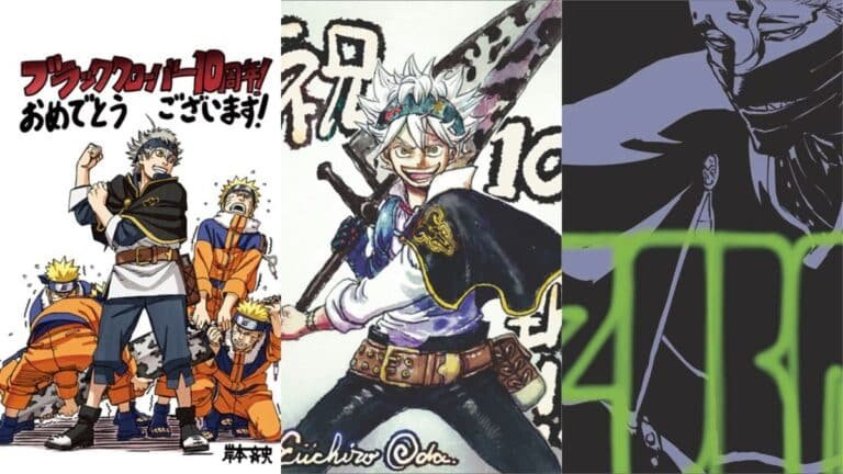 Black Clover: Criadores de One Piece, Naruto e Bleach Homenageiam os 10 anos com Artes Inéditas 7 Criadores de One Piece, Naruto e Bleach Homenageiam os 10 anos de Black Clover com Artes Inéditas