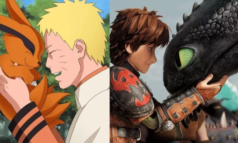 Masashi Kishimoto desenha Naruto no universo de Como Treinar o Seu Dragão
