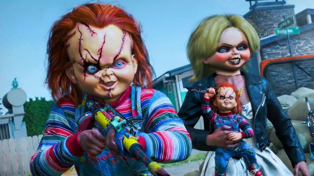 Chucky e Predador se Enfrentam no Evento de Halloween do Warzone 2 Chucky e Tiffany o casal assassino ataca em dupla no Warzone