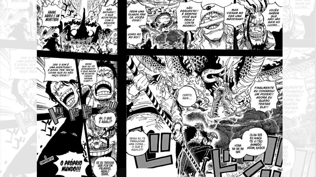 One Piece: As 7 maiores revelações do arco de Elbaf até agora 10 God Valley GARP, ROGER, ROCKS E Imu aparece possuindo Saturno