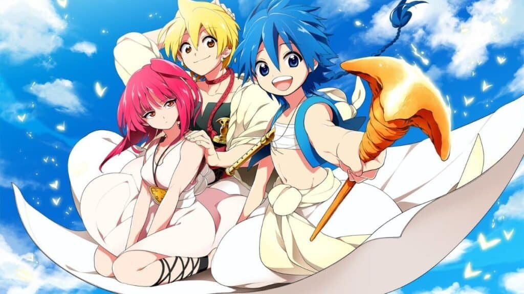 Naruto: 10 animes para assistir depois de terminar a série 6 Magi The Labyrinth of Magic